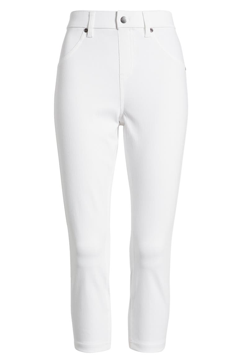 Ultrasoft Denim Capri Leggings, Alternate, color, WHITE