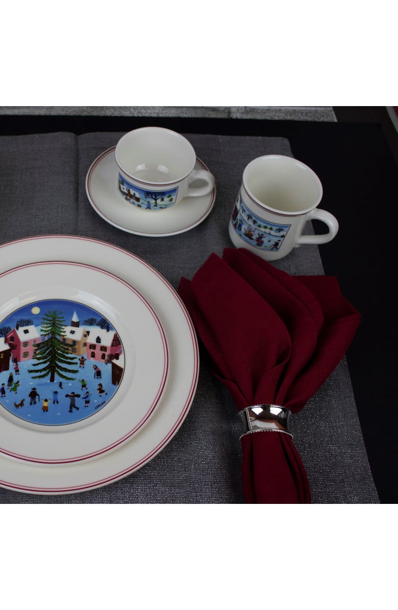 Villeroy & Boch Naif Christmas Teacup Saucer, Alternate, color, 