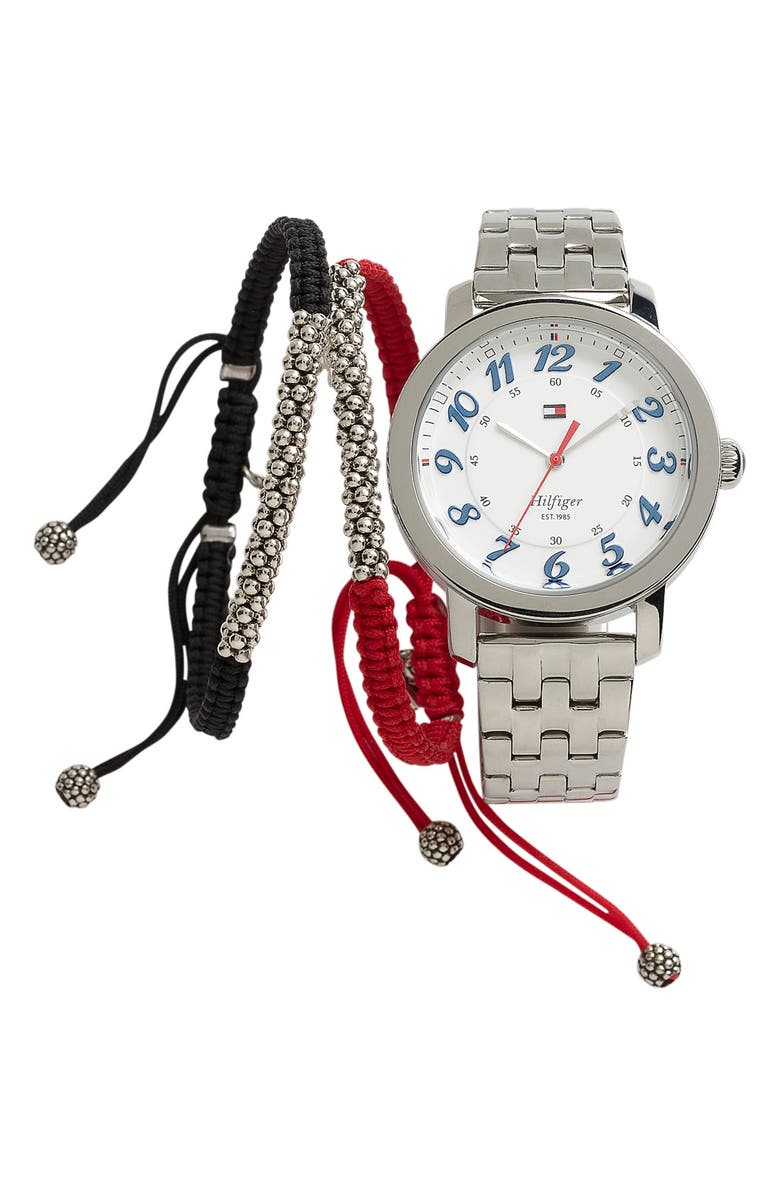 LAGOS Caviar Macramé Bracelet, Alternate, color,