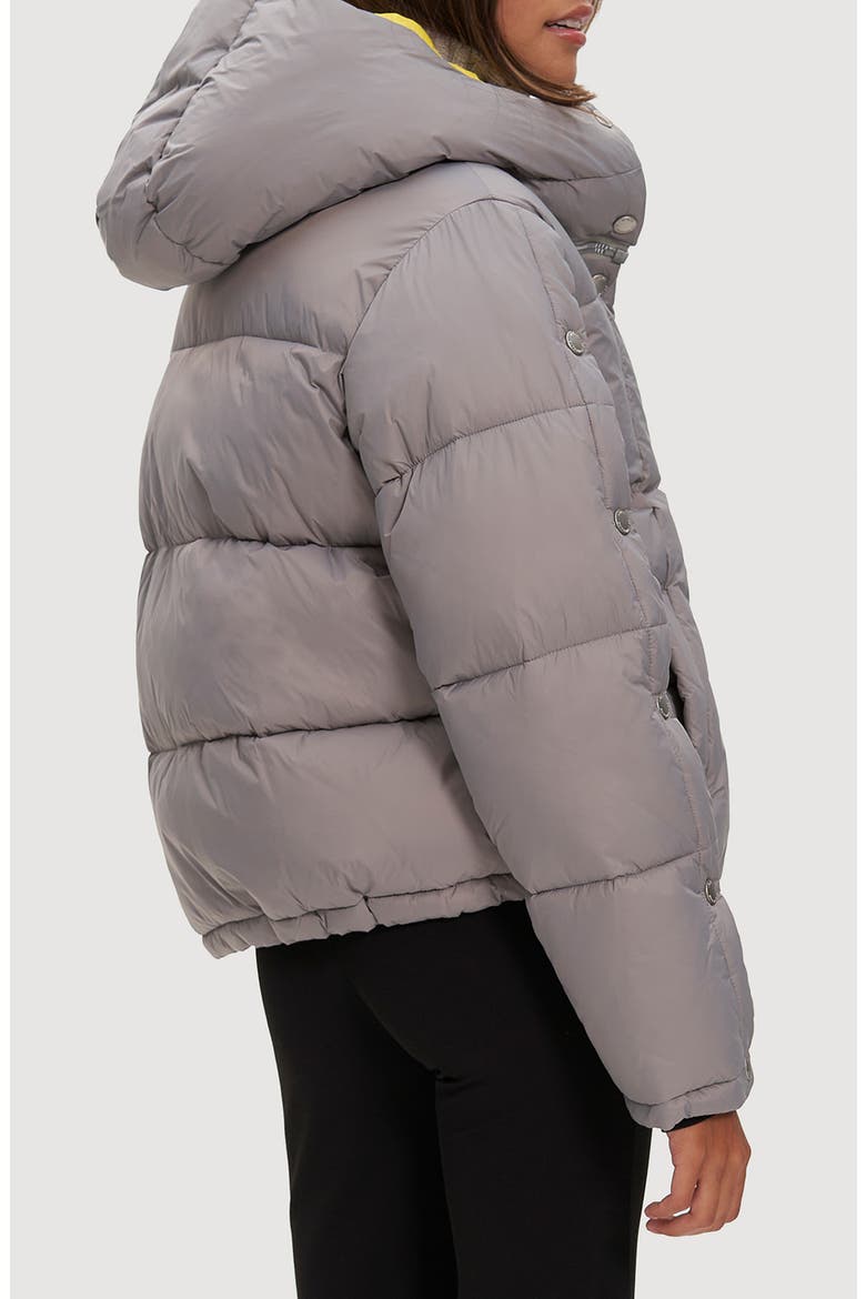 Amelia Water Resistant Quilted Snow Jacket, Alternate, color, ULTIMATE GREY/ SLICKER
