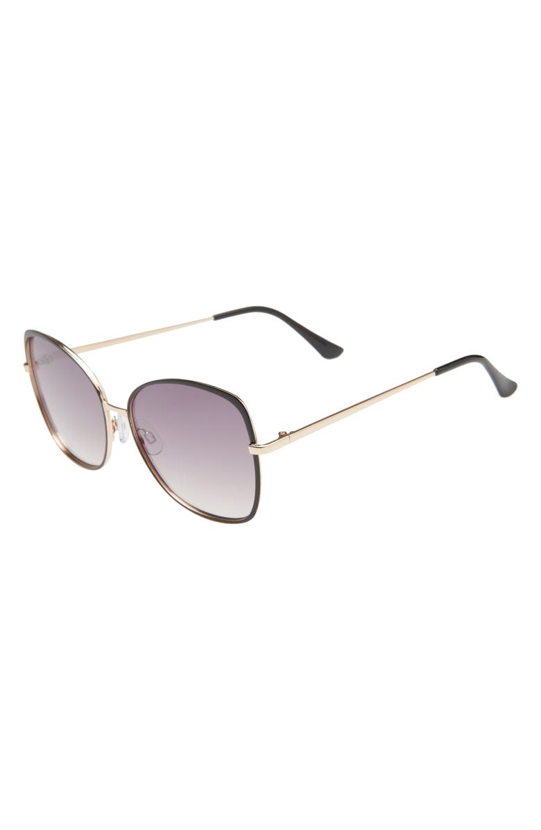 BP. 55mm Gradient Butterfly Sunglasses, Alternate, color,