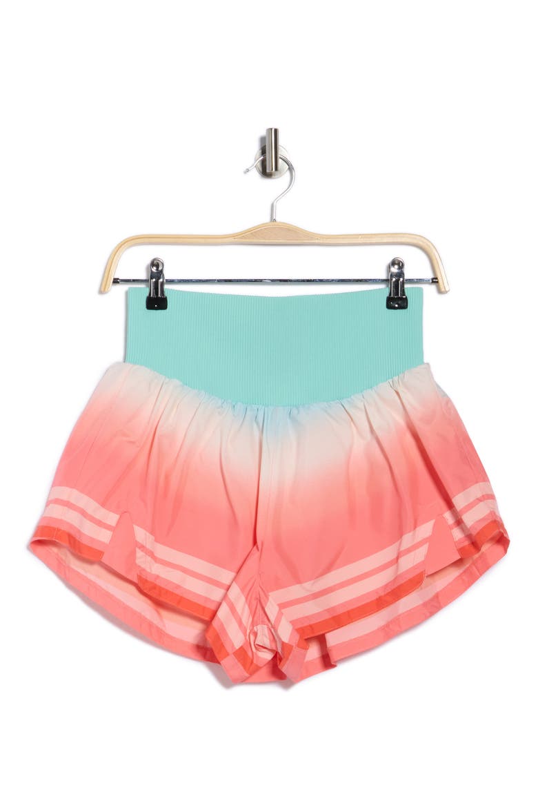 FP Movement Carpe Diem Stripe Shorts, Alternate, color, ORANGE COMBO