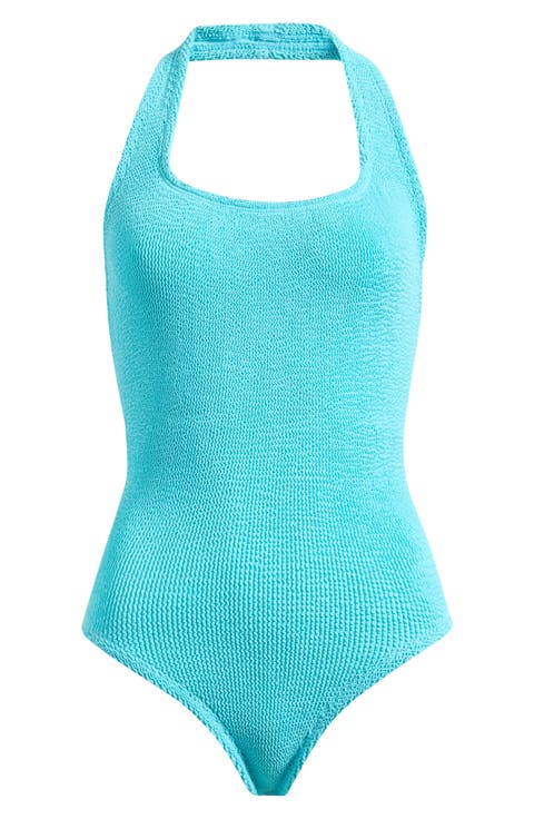Sandy Halter One-Piece Swimsuit