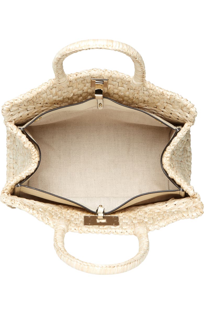 FERRAGAMO Large Raffia Tote, Alternate, color,