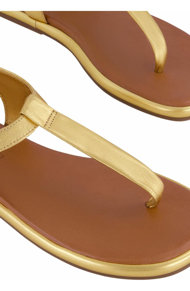 Bernardo Footwear Tucson T-Strap Sandal, Alternate, color, Gold