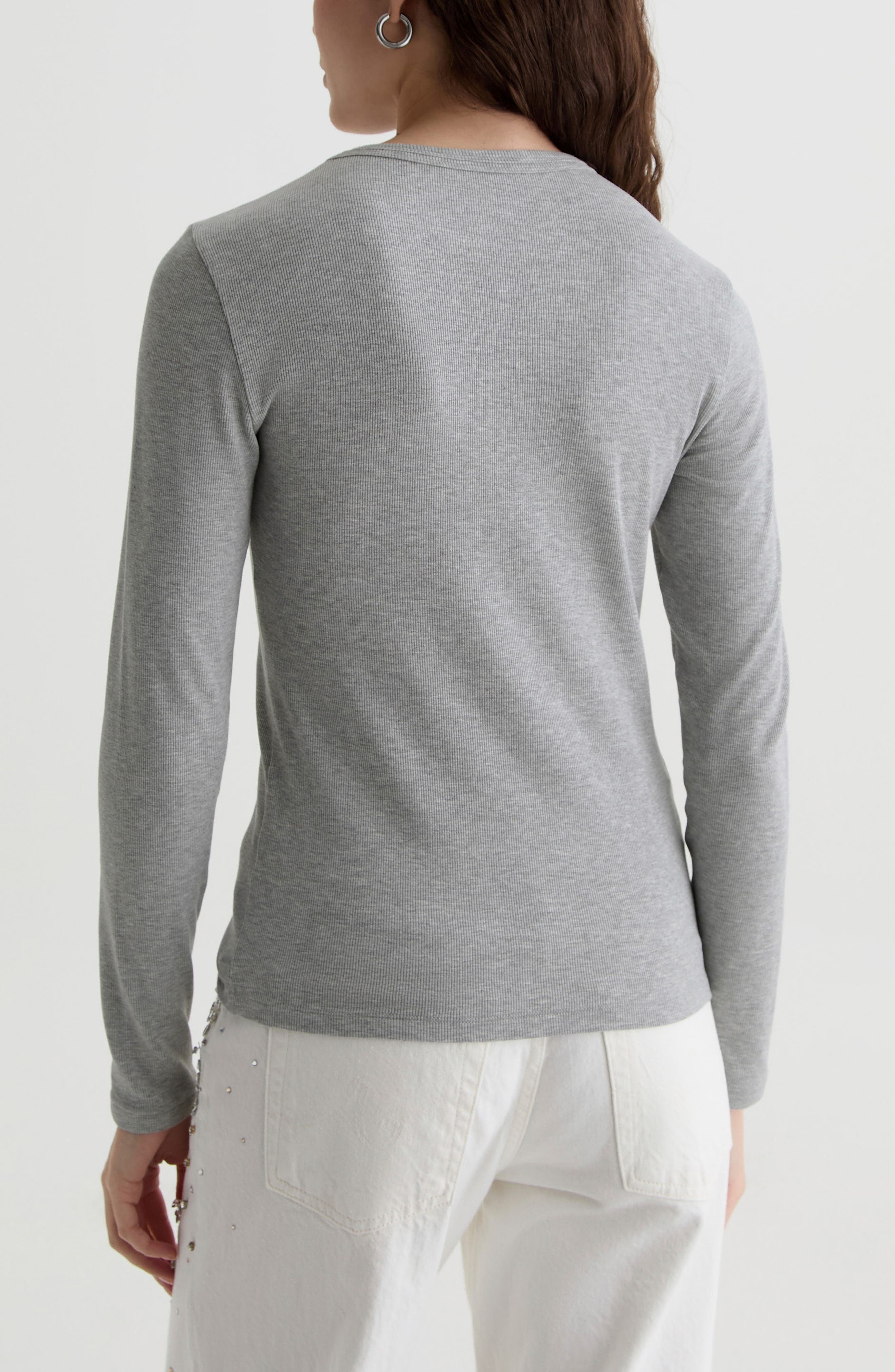 Julia Rib Long Sleeve Top - image 4