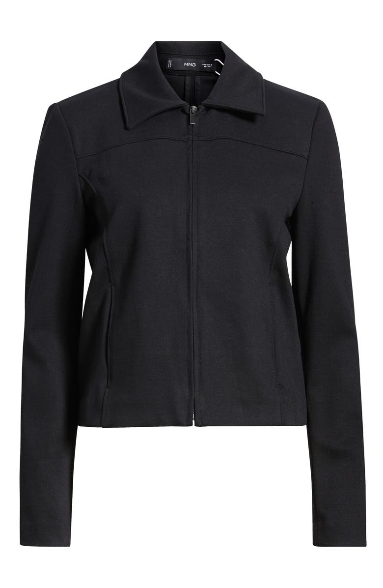 MANGO Goa Crop Jacket, Alternate, color, 