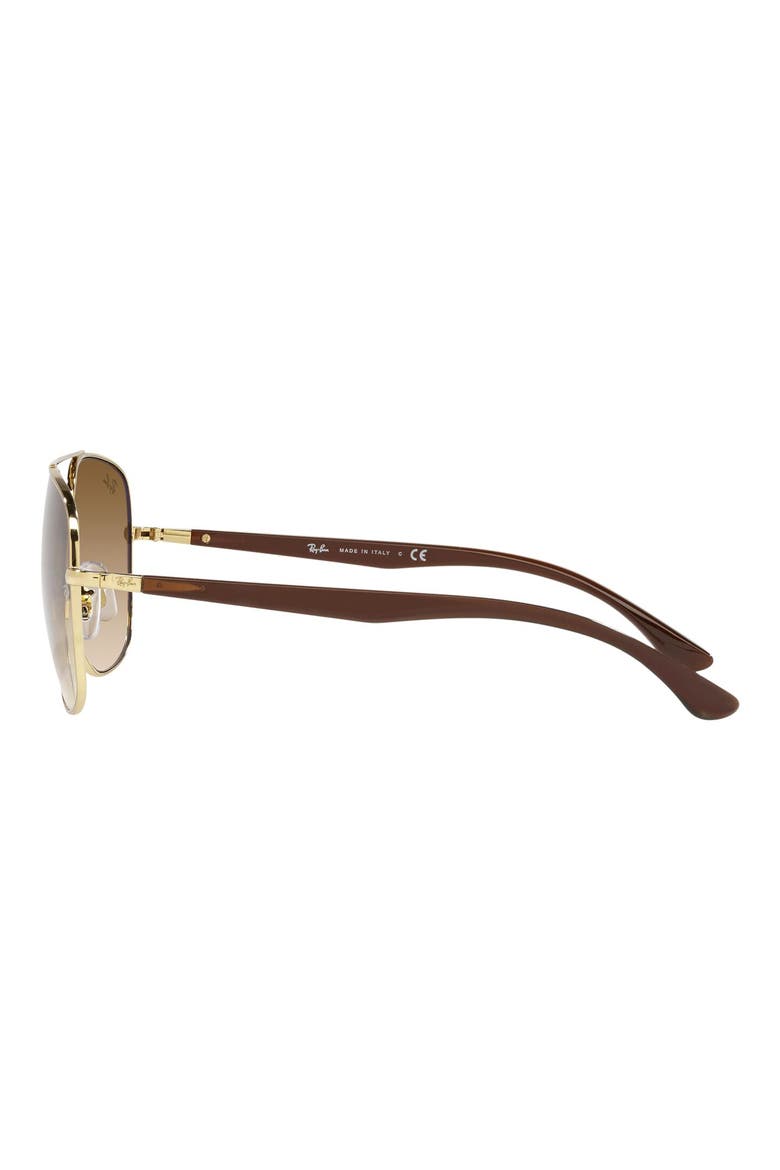 56mm Gradient Square Sunglasses, Alternate, color, ARISTA/ CLEAR GRADIENT BROWN
