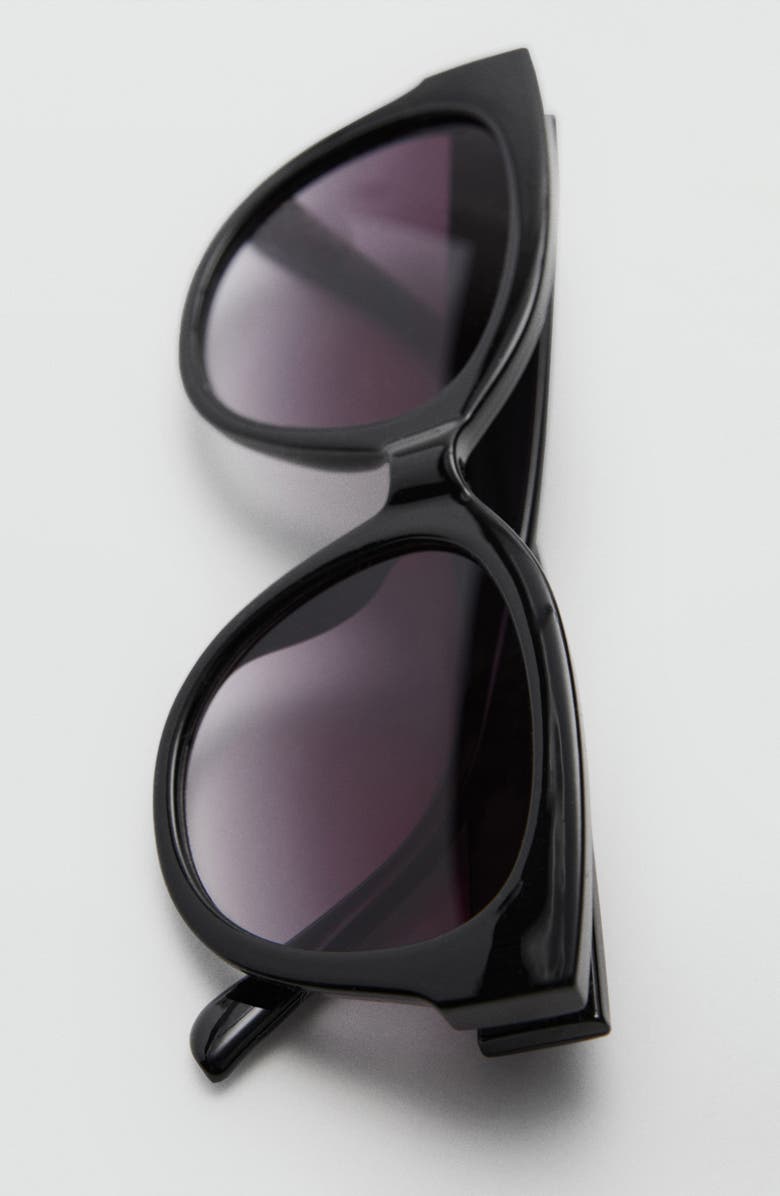 MANGO Gradient Round Sunglasses, Alternate, color, 