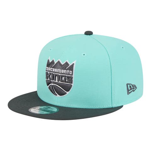 Men's New Era Turquoise/Charcoal Sacramento Kings Color Pack Two-Tone 9FIFTY Snapback Hat