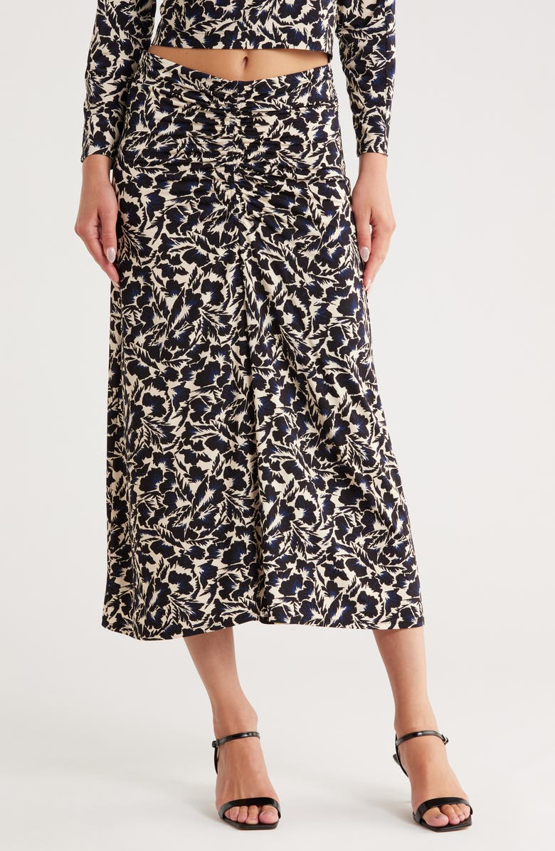 A.L.C. Aurelie Skirt, Main, color, Navy/ Cream