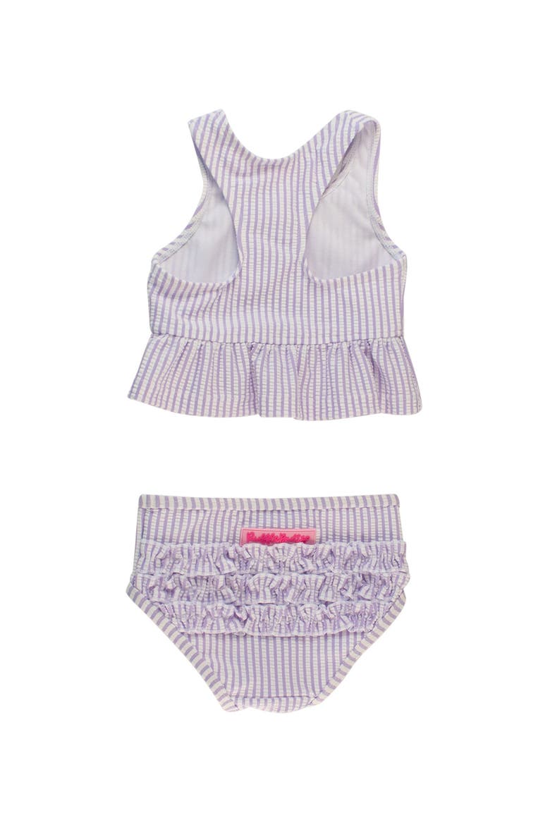 Toddler/Girls UPF50+ Seersucker Peplum Tankini, Alternate, color, Lavender Seersucker