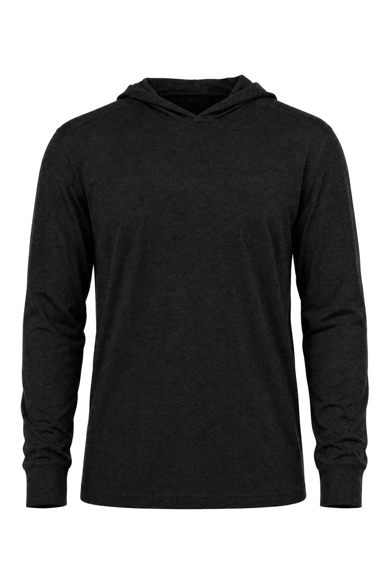 Drift Hoodie, Main, color, HEATHER BLACK