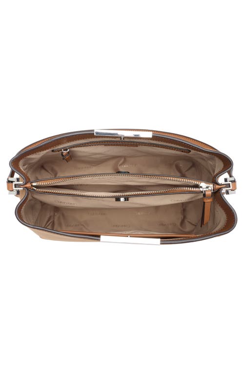 Calvin Klein Jodi Bucket Bag In Brown