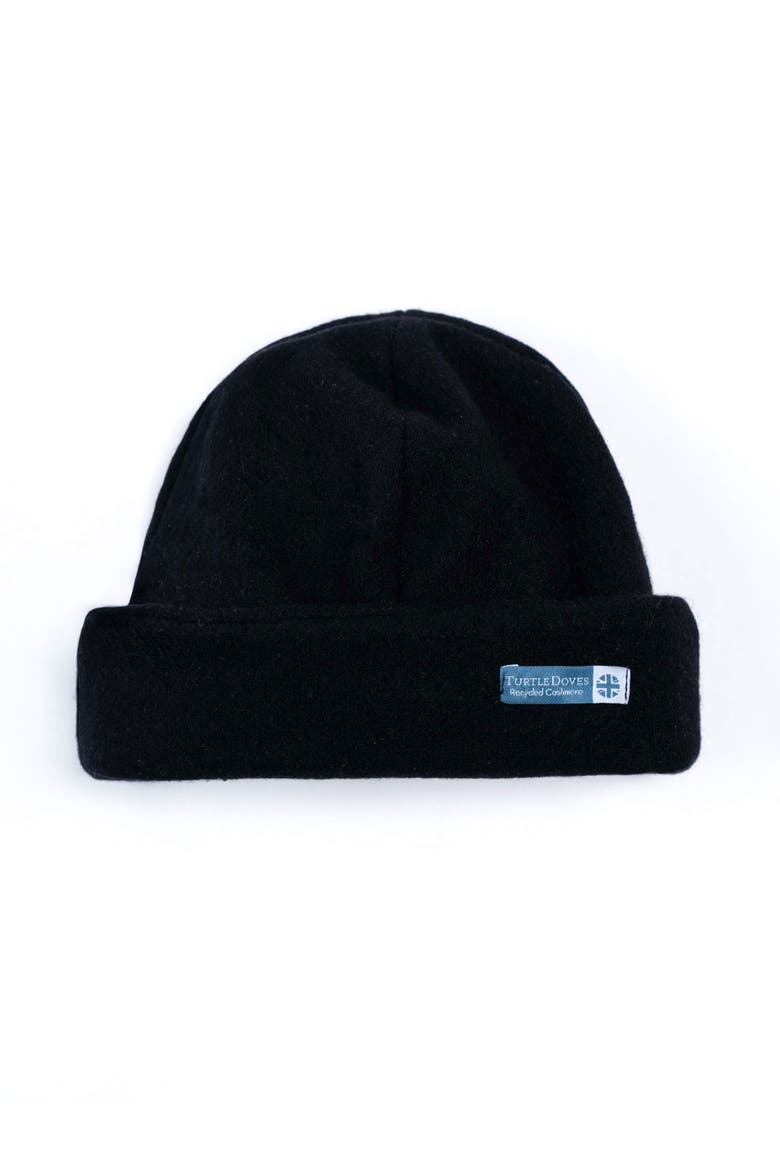Beanie And Glove Cashmere Bundle, Alternate, color, Black