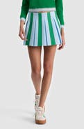 Alice + Olivia Emilie Inverted Pleat Miniskirt