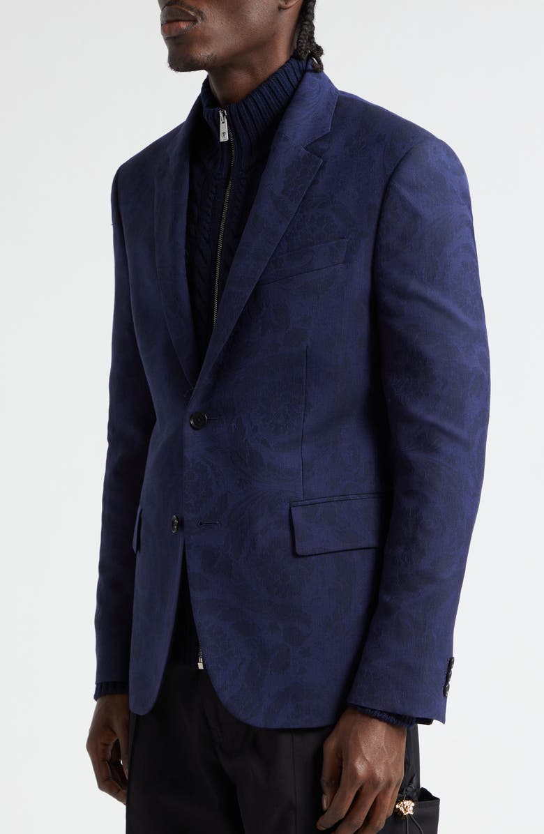 Versace Barocco Jacquard Sport Coat, Alternate, color, 