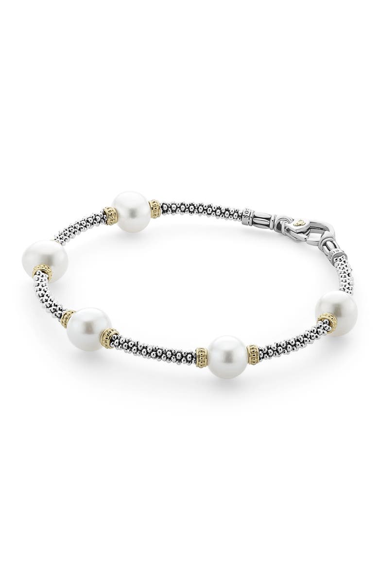 Luna Pearl Rope Bracelet, Alternate, color, SILVER