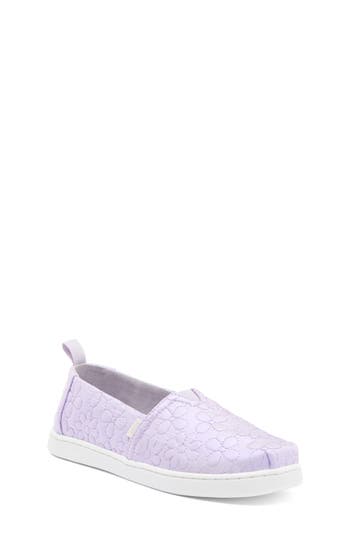 Toms Kids' Alpargata Resident Quilted Slip-on Sneaker In Purple