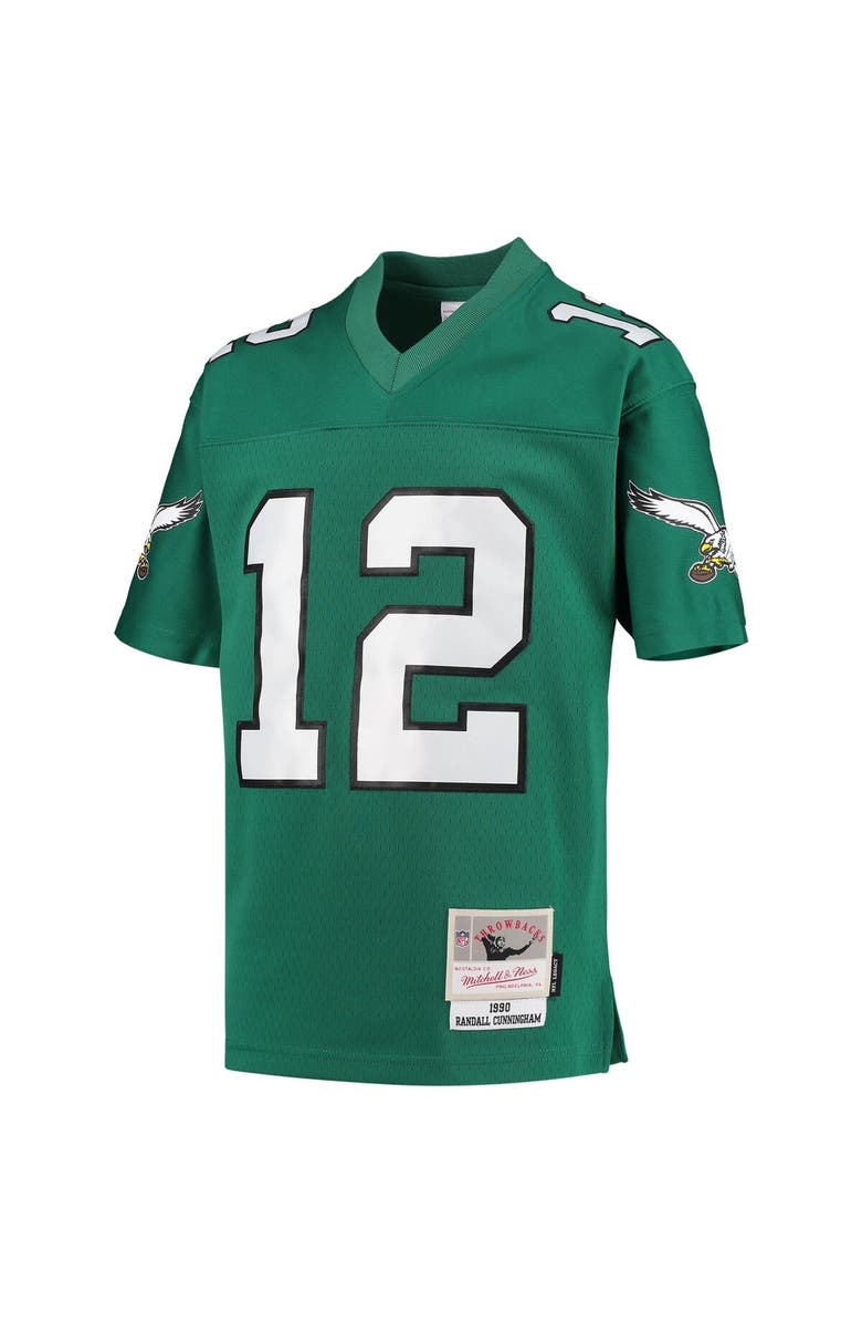 Mitchell & Ness Youth Mitchell & Ness Randall Cunningham Kelly Green Philadelphia Eagles 1990 Retired Player Legacy Jersey, Alternate, color, Kelly Green