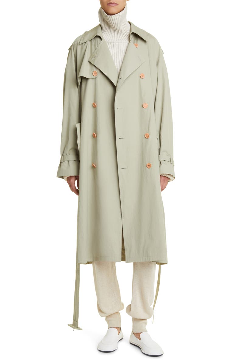 The Row June Cotton Trench Coat, Main, color,