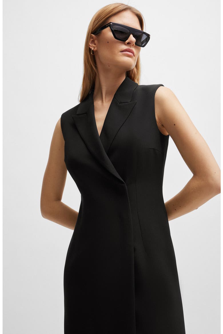 Dekava Blazer Dress, Alternate, color, BLACK