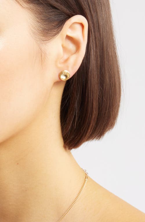 Marco Bicego Jaipur Lemon Quartz Stud Earrings In Gold