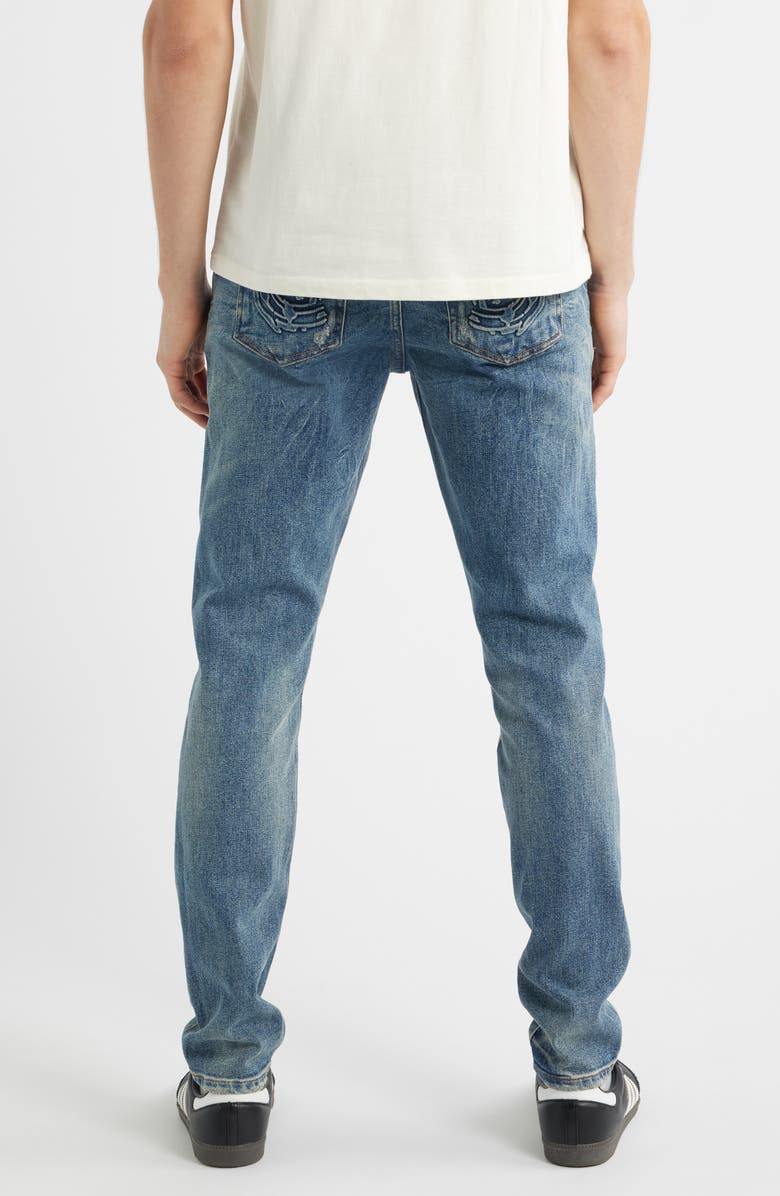 Billionaire Boys Club Trek Slim Fit Distressed Jeans, Alternate, color, Racer