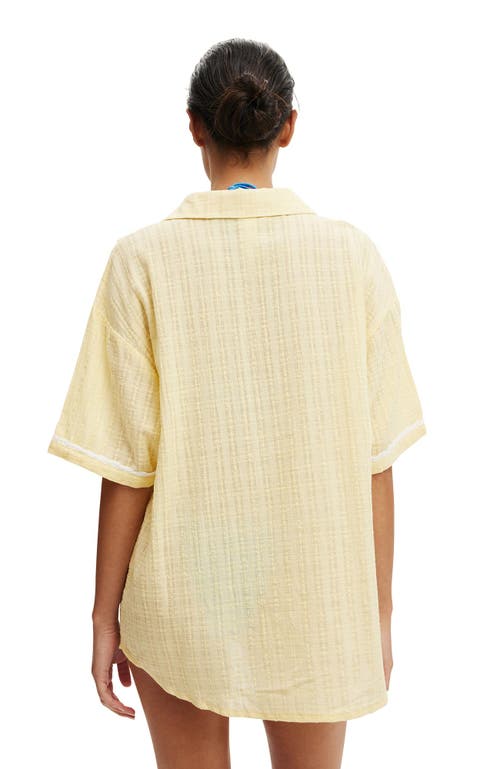 COTTON ON BODY THE ESSENTIAL SHORT SLEEVE BEACH SHIRT 