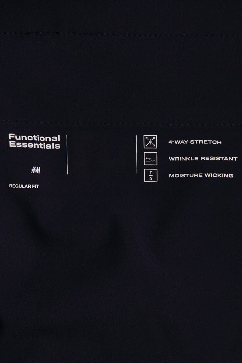 Four-Way Stretch Regular-Fit Cargo Pants, Alternate, color, Navy blue