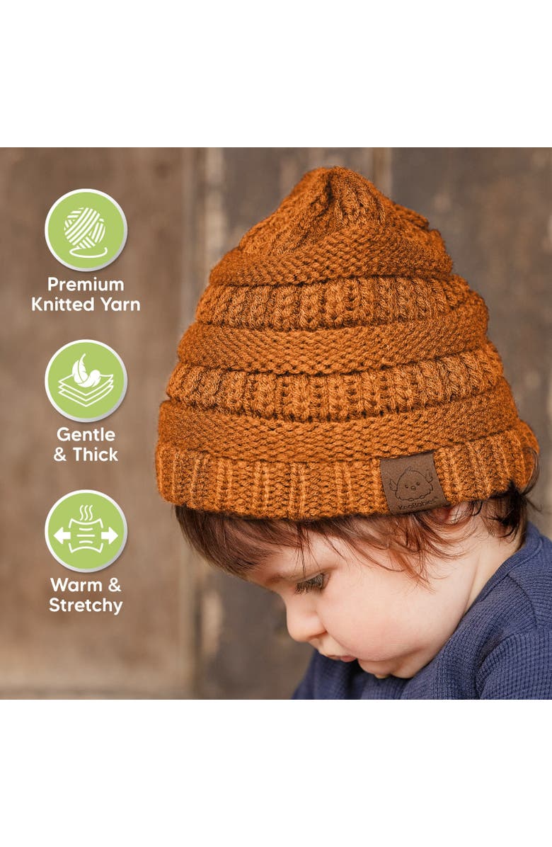 KeaBabies 3-Pack Warmzy Baby Beanies, Alternate, color, Mars
