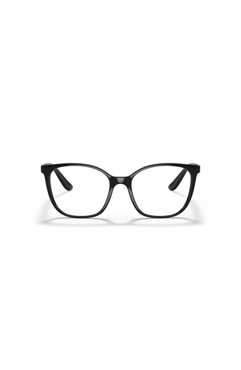 Vogue Eyewear 52mm Rectangle optical glasses, Alternate, color, Black