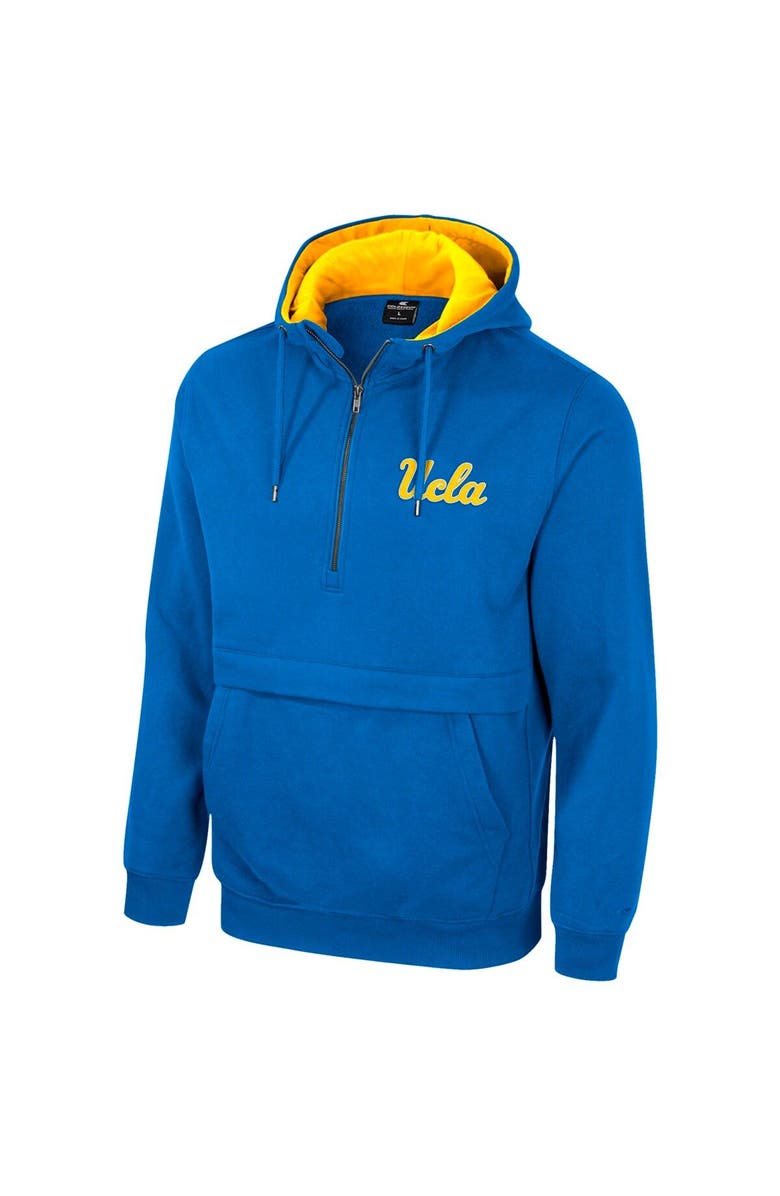 COLOSSEUM Men's Colosseum Blue UCLA Bruins Half-Zip Hoodie, Alternate, color, Blue