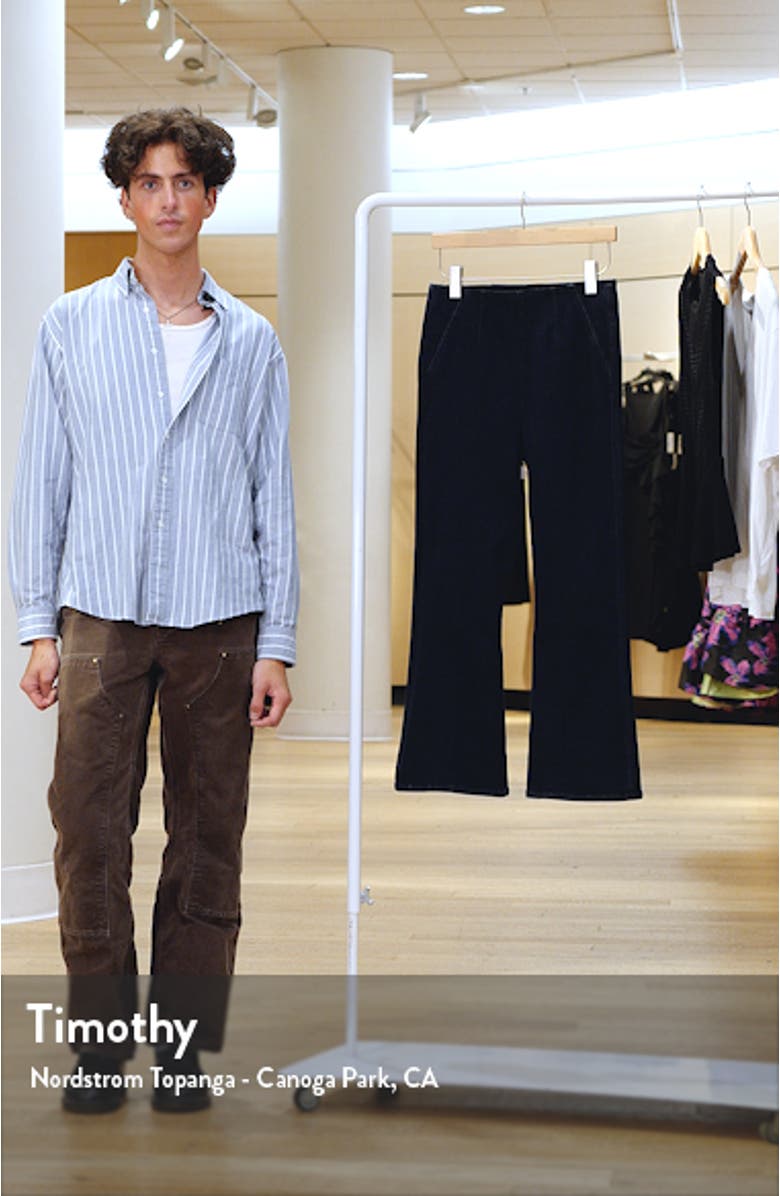 Carson Off-Duty High Waist Ankle Flare Jeans, sales video thumbnail