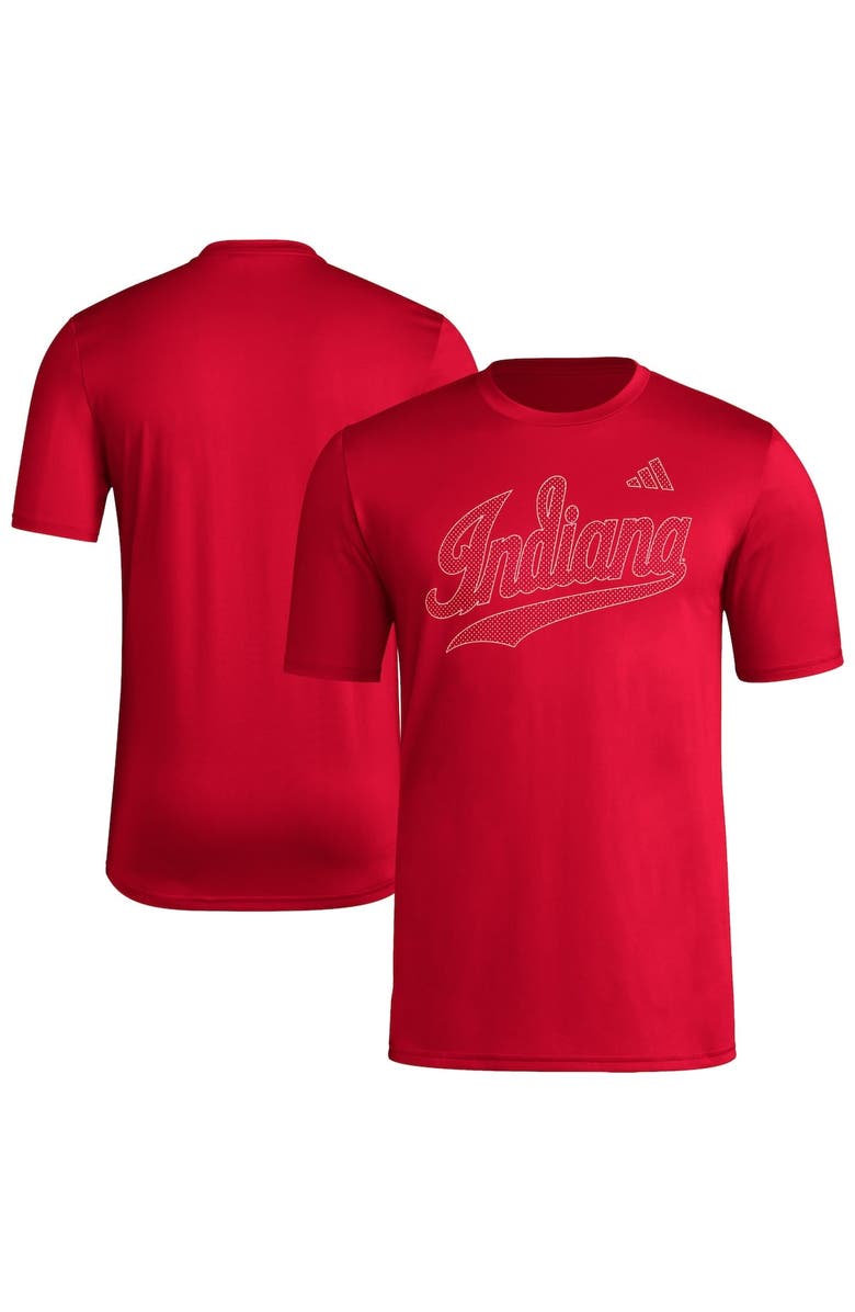 adidas Men's adidas  Crimson Indiana Hoosiers Locker Local Impression T-Shirt, Alternate, color, 