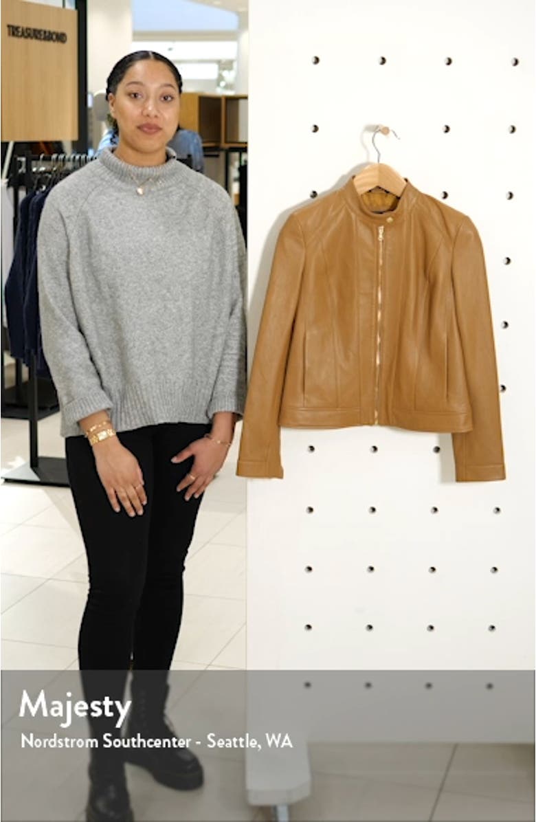 Lambskin Leather Jacket, sales video thumbnail