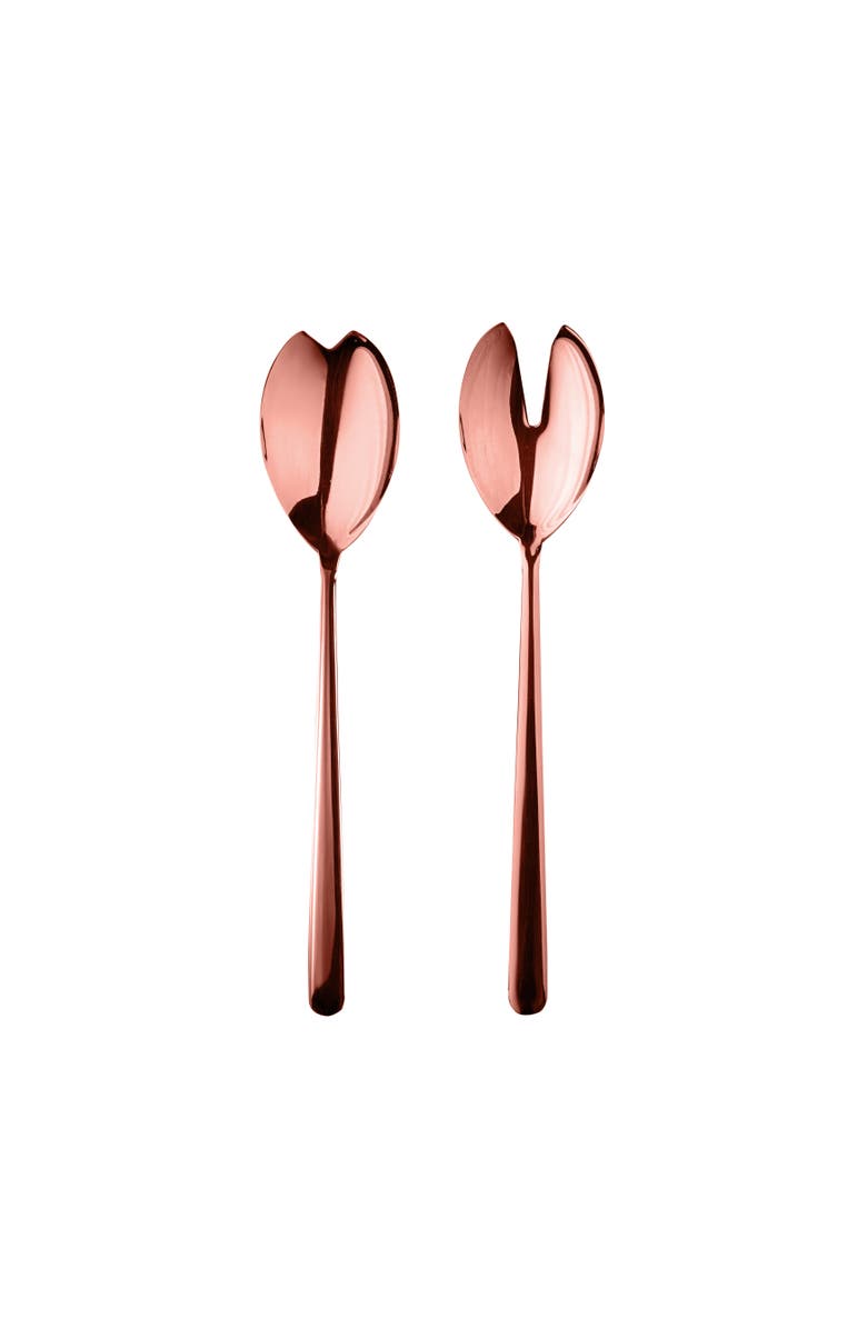 Mepra Linea Salad Serving Set - 2 Pieces, Main, color, Bronze