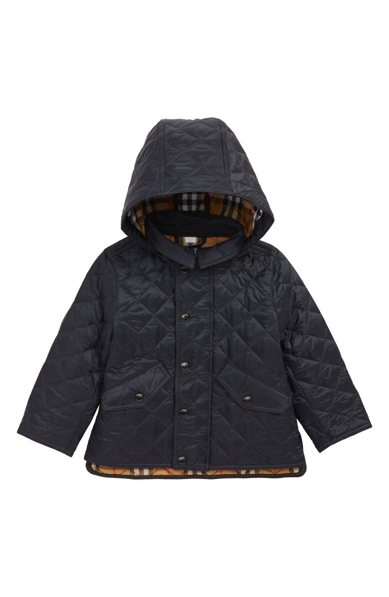 Burberry Ilana Quilted Water Repellent Jacket, Main, color,