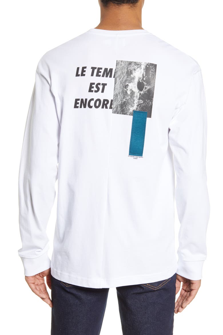 Le Temp Long Sleeve T-Shirt, Alternate, color, WHITE