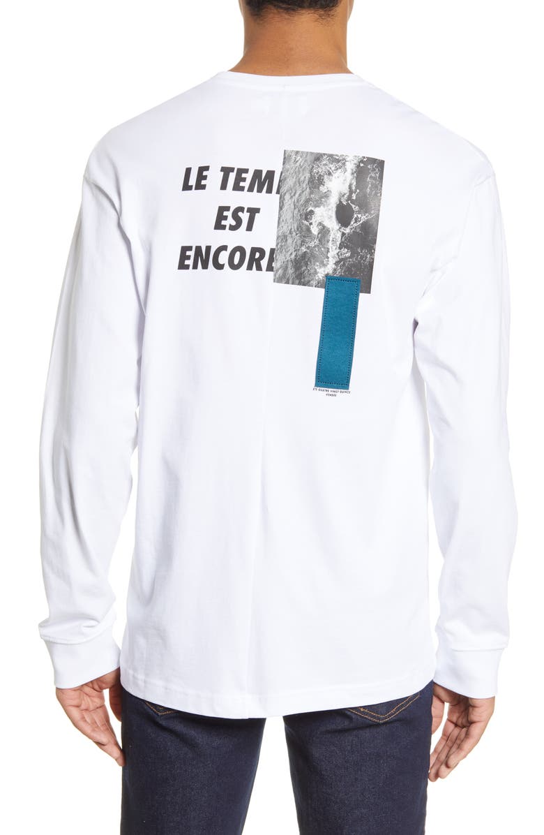 Topman Le Temp Long Sleeve T-Shirt, Alternate, color, 