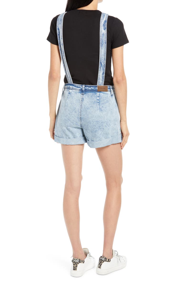 HIDDEN JEANS Short Overalls, Alternate, color, 