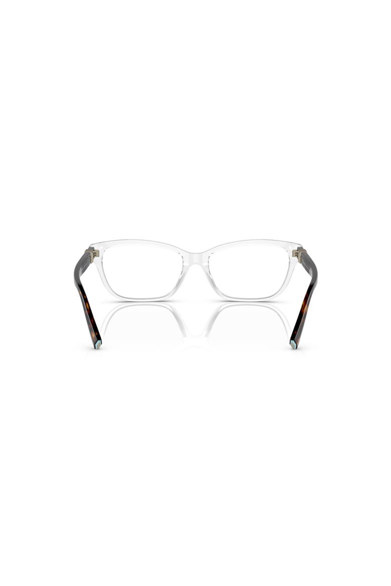 54mm Rectangle optical glasses, Alternate, color, Transparent