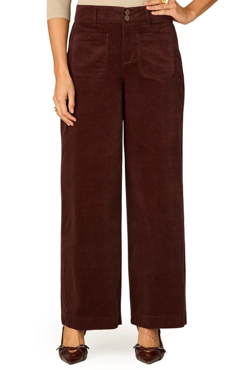Emma Wide Leg Corduroy Pants