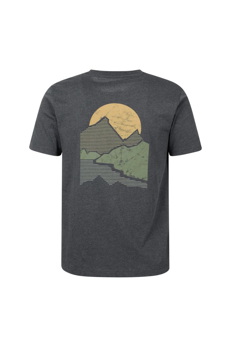 Crest Natural T-shirt, Alternate, color, Charcoal