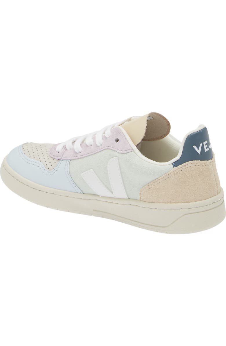 Veja V-10 Sneaker, Alternate, color, Jade White-Multi