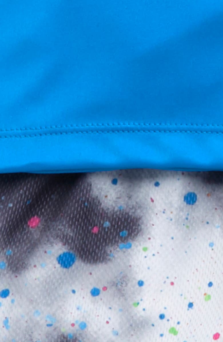 Nike Crewneck Graphic Tee & Tie Dye Shorts Set, Alternate, color, 