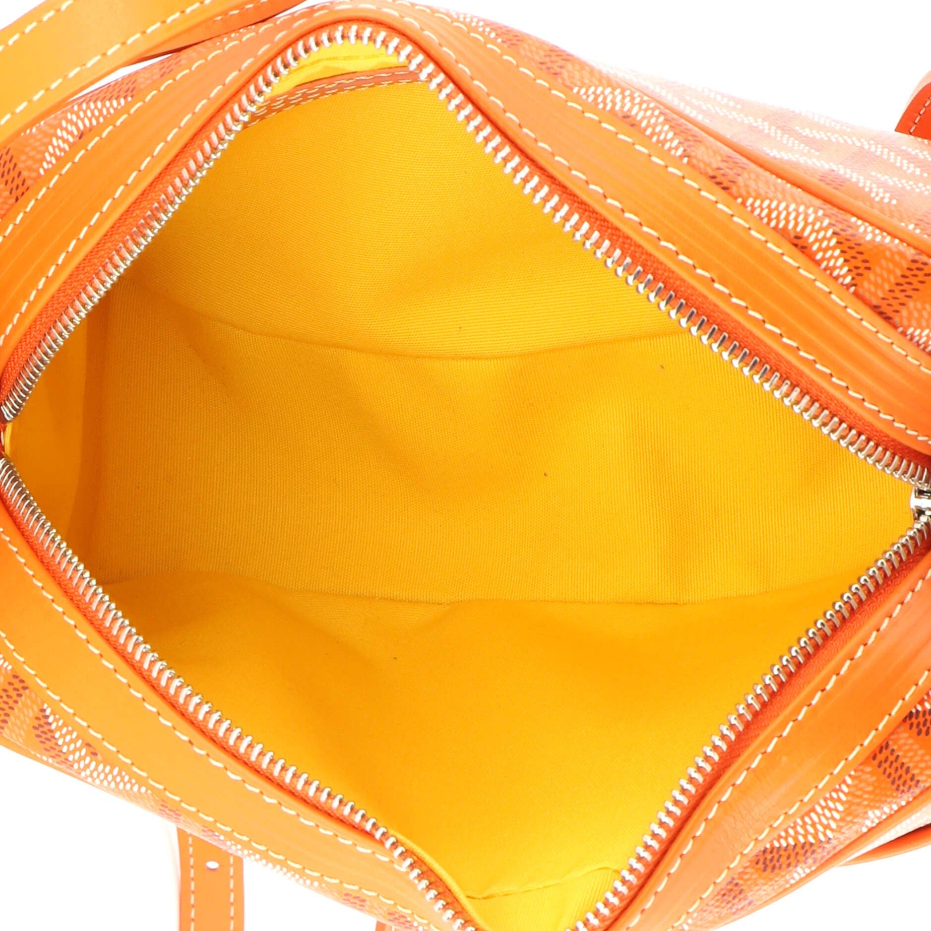Cap Vert Bag Coated Canvas, Alternate, color, Orange