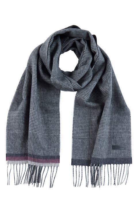 Glen Plaid Silk & Cashmere Blend Scarf