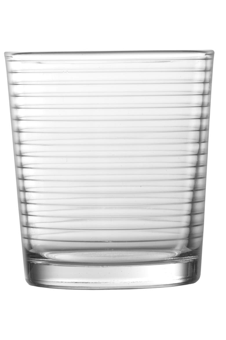 Arcade Rocks Glass Set of 12, Alternate, color, CLEAR
