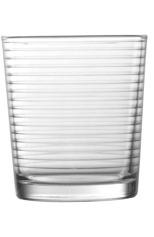 Fortessa Arcade Rocks Or Dof 12.75 Oz, Set Of 12 In Clear